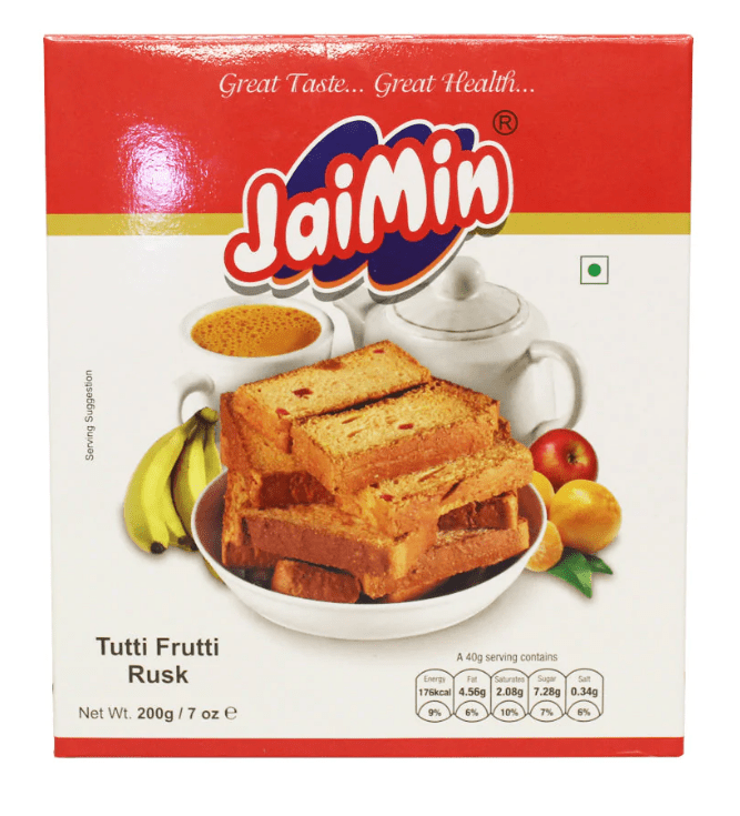 JAIMIN TUTTI FRUTTI TOAST - 200G - JAIMIN