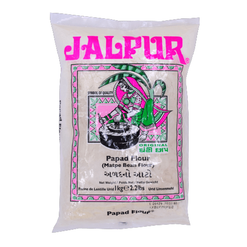 JALPUR PAPAD FLOUR(UN ROASTED URID FLOUR) - 1KG - JALPUR