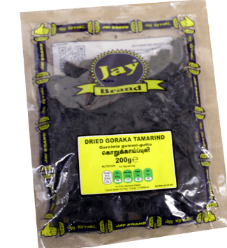 JAY BRAND DRIED GORAKA TAMARIND - 200G - JAY BRAND