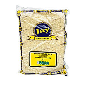 JAY BRAND PONNI BOILED RICE - 1KG - JAY BRAND