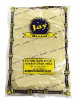 JAY BRAND PONNI RAW RICE - 3.6KG - JAY BRAND