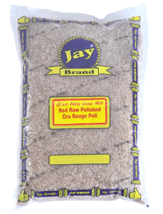 JAY BRAND RED RAW RICE POLISHED - 1KG - JAY BRAND