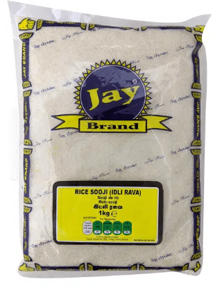 JAY BRAND RICE SOOJI (IDLI RAVA) - 1KG - JAY BRAND