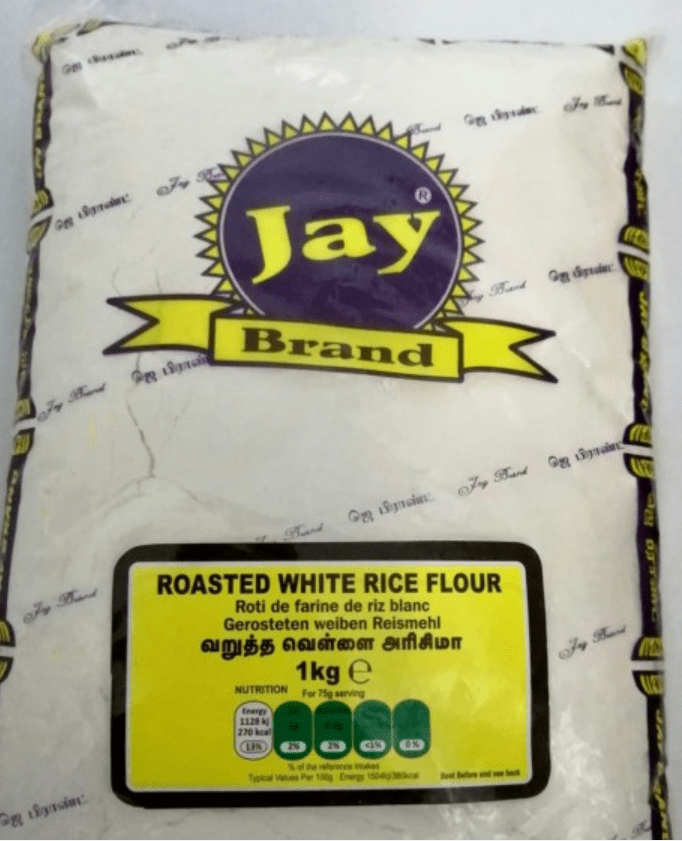 JAY BRAND ROASTED WHITE RICE FLOUR - 1KG - JAY BRAND