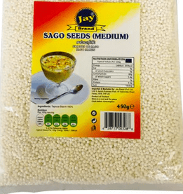 JAY BRAND SAGO SEEDS - 450G - JAY BRAND