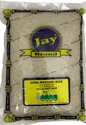 JAY BRAND SONA MASOORI RICE - 1KG - JAY BRAND