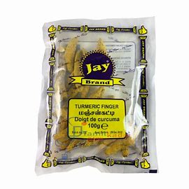 JAY BRAND TURMERIC FINGER - 100G - JAY BRAND