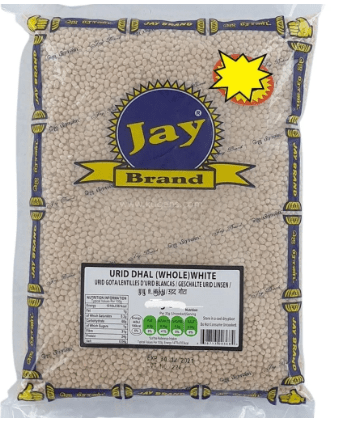 JAY BRAND URID DHAL WHITE - 3.63KG - JAY BRAND