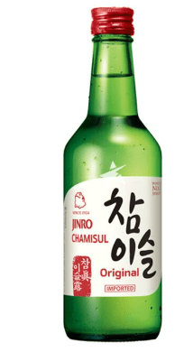 JINRO CHAMISUL SOJU ORIGINAL - 360ML - JINRO CHAMISUL