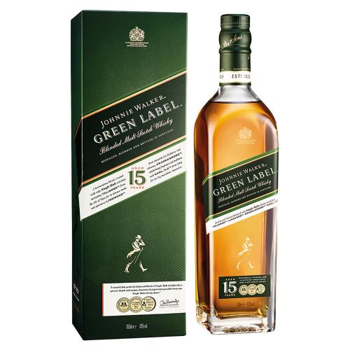 JOHNNIE WALKER GREEN LABEL WHISKY - 70CL - JOHNNIE WALKER