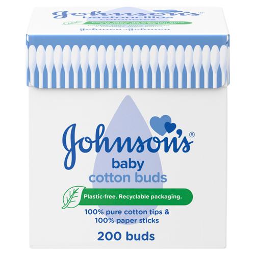 JOHNSONS COTTON BUDS - 200PCS - JOHNSON'S