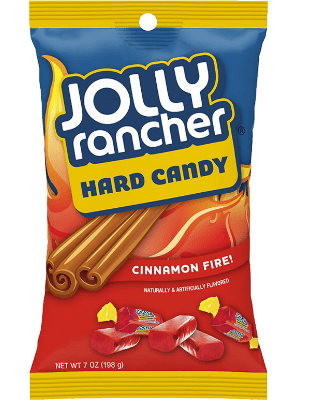 JOLLY RANCHER CINNAMON HARD CANDY - 198G - JOLLY RANCHER