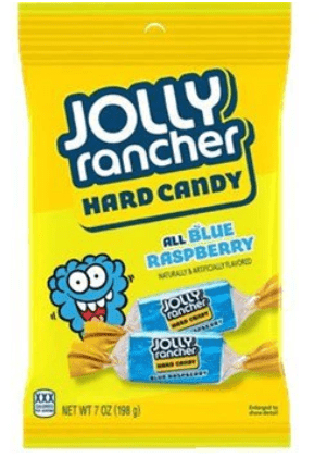 JOLLY RANCHER HARD ALL BLUE RASPBERRY - 198G - JOLLY RANCHER