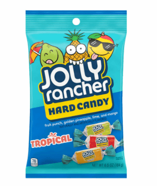 JOLLY RANCHER TROPICAL HARD CANDY - 184G - JOLLY RANCHER