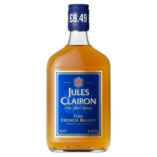 JULES CLAIRON FINE FRENCH BRANDY - 35CL - JULES CLAIRON