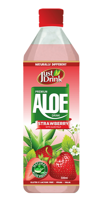 JUST DRINK STRAWBERRY ALOE VERA - 500ML - JUST DRINK