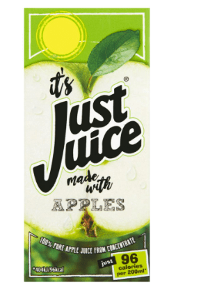 JUST JUICE APPLE - 200ML - JUST JUICE