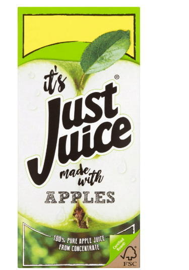 JUST JUICE MADE WITH APPLES - 1L - JUST JUICE