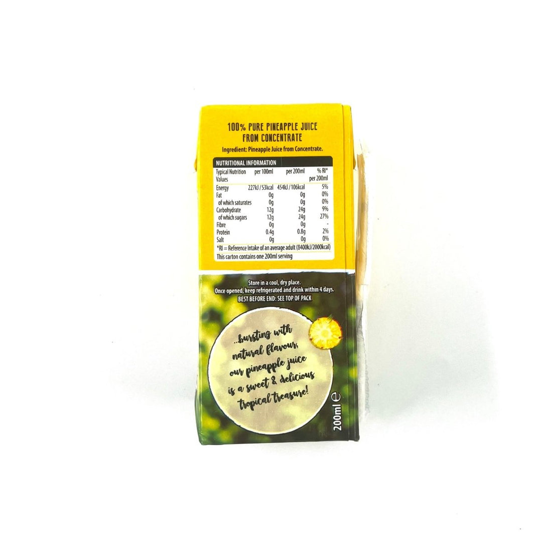 JUST JUICE TETRA PINEAPPLE - 200ML - JUST JUICE