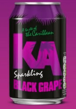 KA SPARKLING BLACK GRAPE - 330ML - KA