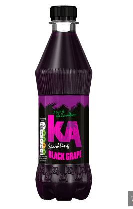 KA SPARKLING BLACK GRAPE - 500ML - KA