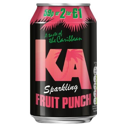 KA SPARKLING FRUIT PUNCH - 330ML - KA