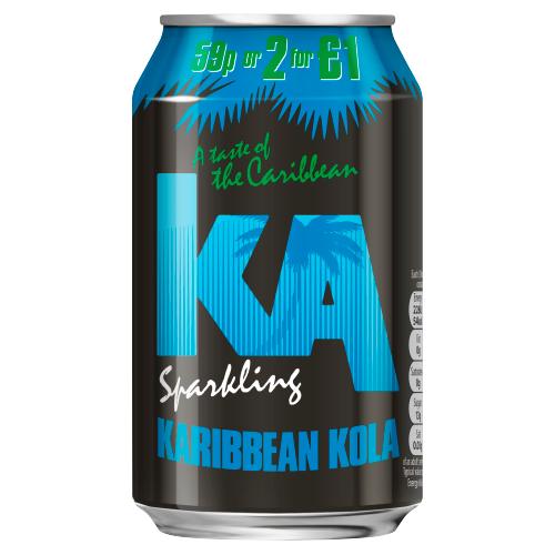 KA SPARKLING KARIBBEAN KOLA - 330ML - KA