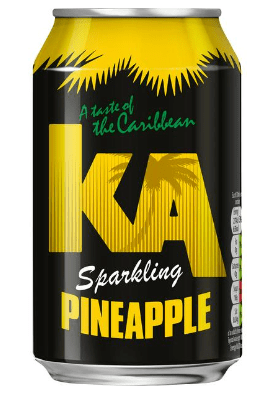 KA SPARKLING PINEAPPLE - 330ML - Branded