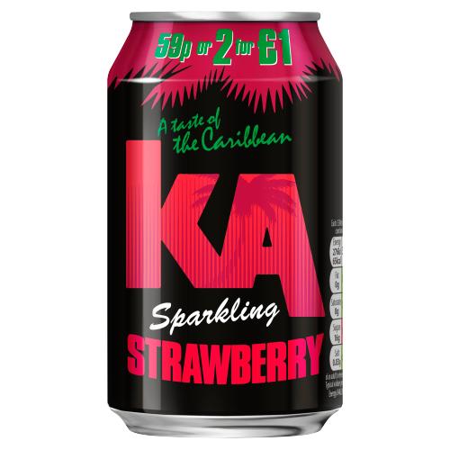 KA SPARKLING STRAWBERRY - 330ML - KA