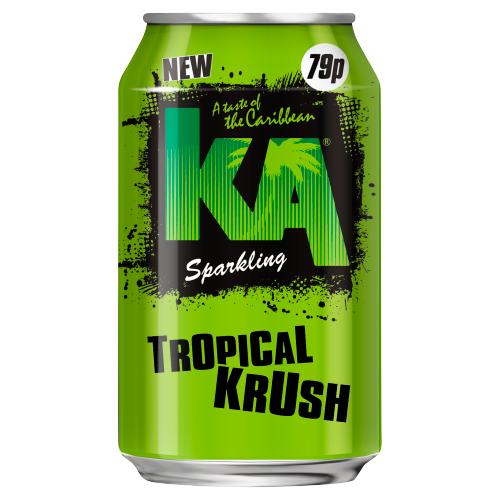 KA SPARKLING TROPICAL KRUSH - 330ML - KA