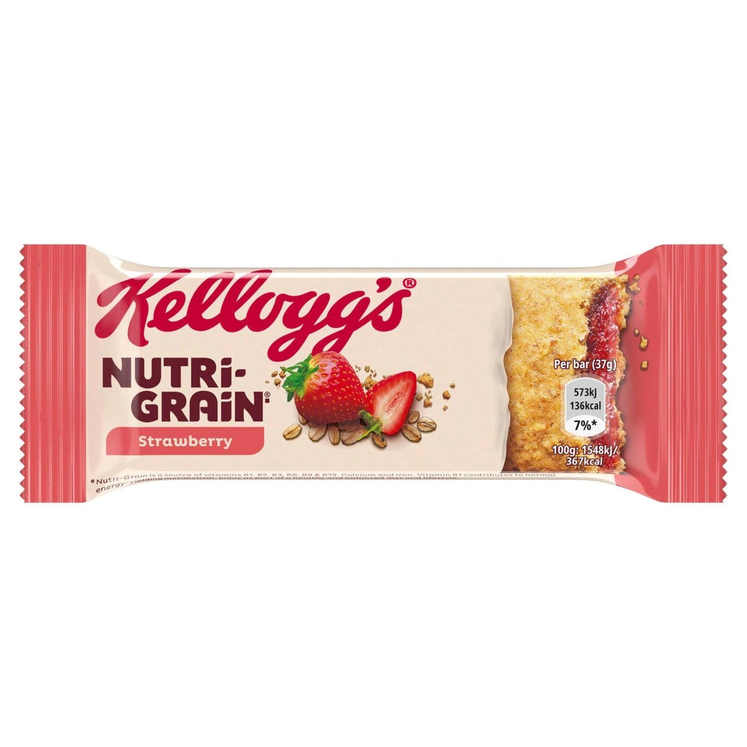 KELLOGGS NUTRIGRAIN STRAWBERRY - 37G - KELLOGGS