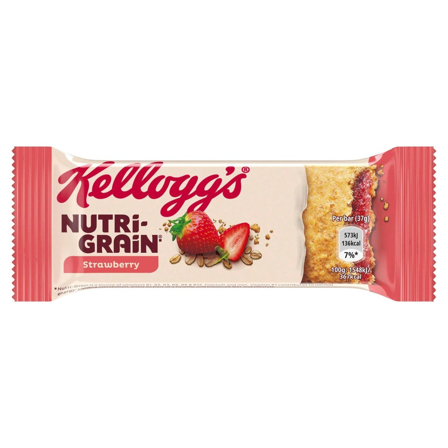 KELLOGGS NUTRIGRAIN STRAWBERRY - 37G - KELLOGGS