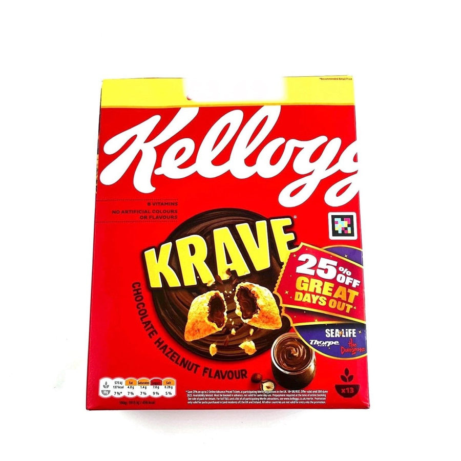 KELLOGY KRAVE CHOCOLATE HAZELNUT FLAVOUR - 410G - KELLOGG'S