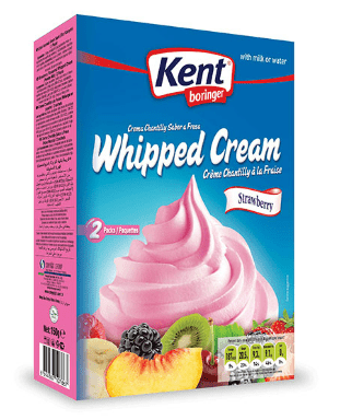 KENT STRAWBERRY WHIPPED CREAM - 150G - KENT