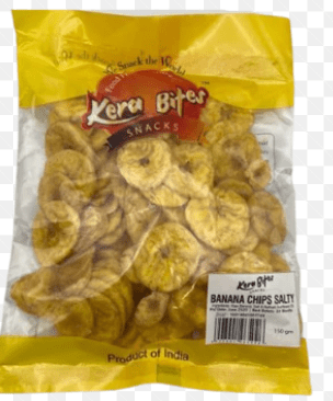 KERA BITES BANANA CHIPS SALTY - 150G - KERA BITES