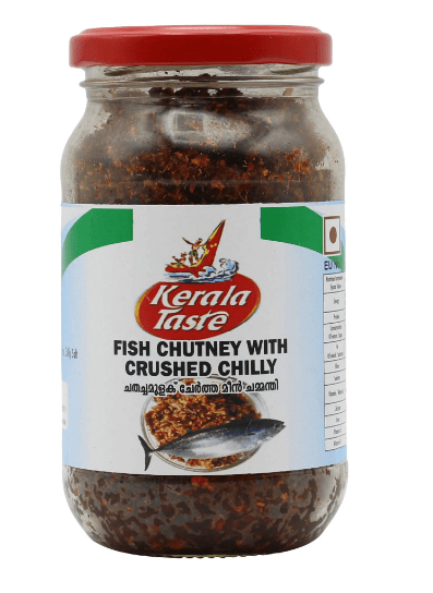 KERALA TASTE FISH CHUTNEY WITH CRUSHED CHILLY - 200G - KERALA TASTE