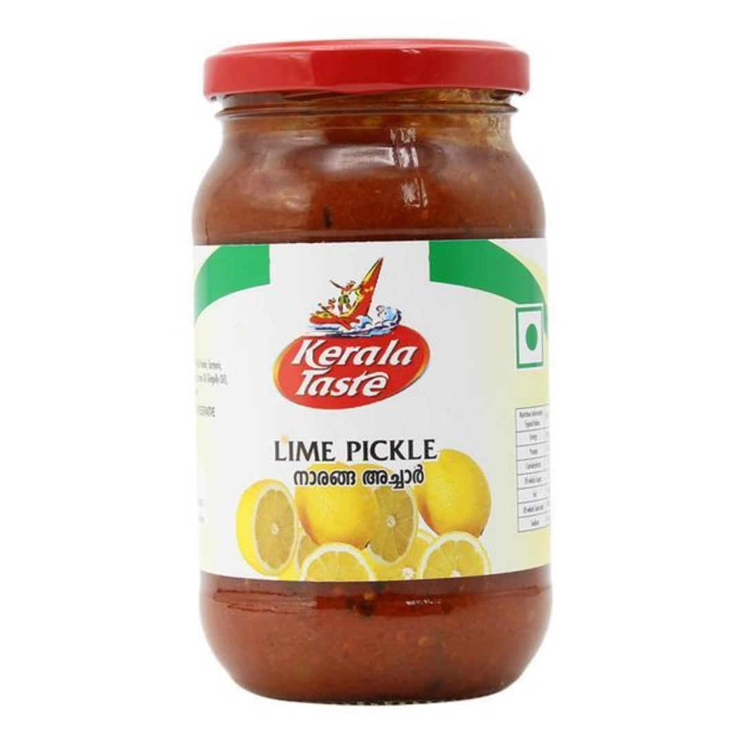 KERALA TASTE HOT & SWEET LIME PICKLE - 400G - KERALA TASTE