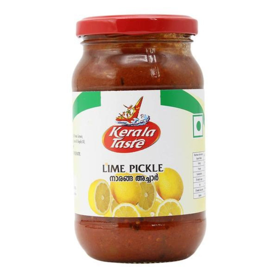 KERALA TASTE HOT & SWEET LIME PICKLE - 400G - KERALA TASTE