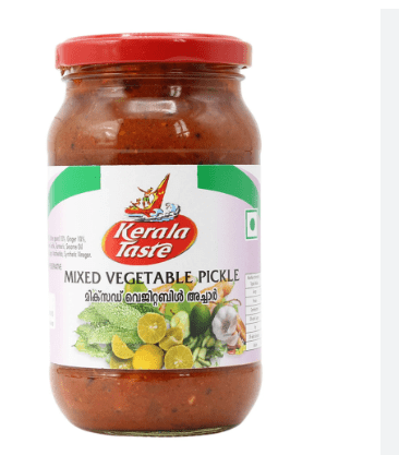 KERALA TASTE MIXED VEGETABLE PICKLE - 400G - KERALA TASTE