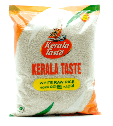 KERALA TASTE WHITE RAW RICE - 5KG - KERALA TASTE