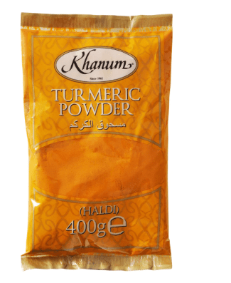 KHANUM TURMERIC POWDER (HALDI) - 400G - KHANUM