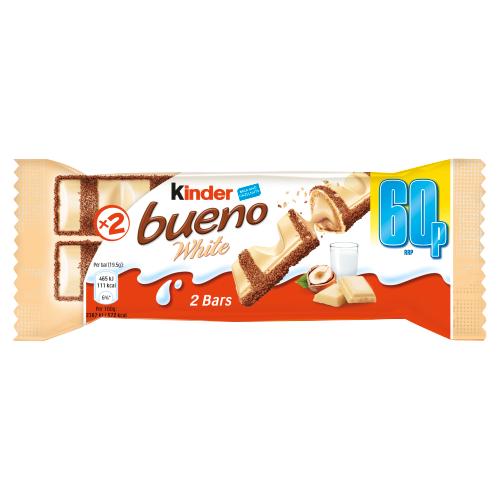 KINDER BUENO WHITE T2 - 40G - KINDER