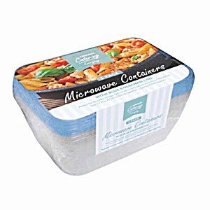 KINGFISHER MICROWAVE FOOD CONTAINERS - 5 PACK - KINGFISHER