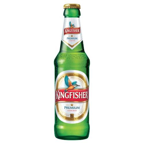 KINGFISHER PREMIUM LAGER BEER - 330ML - KINGFISHER