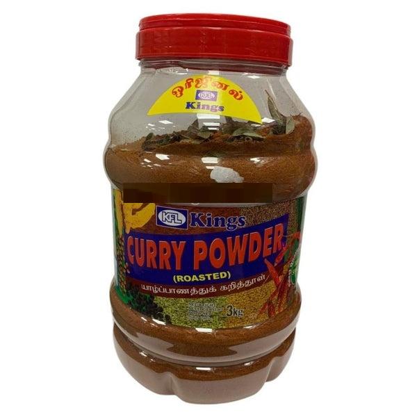 KINGS ROASTED CURRY POWDER - 3KG - KINGS