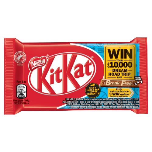 KITKAT 4 FINGER MILK - 41.5G - KITKAT