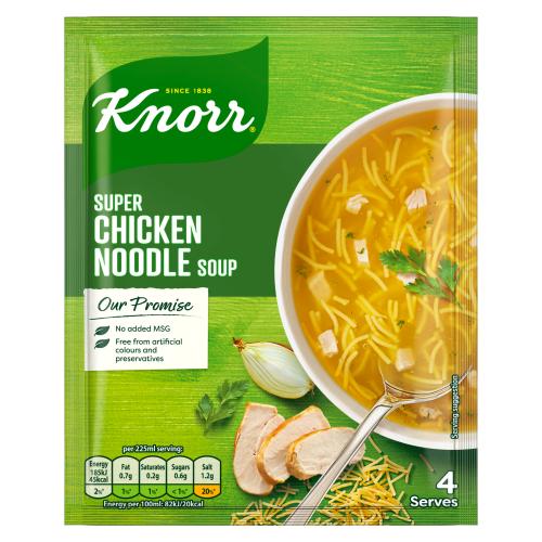 KNORR CHICKEN NOODLE PACKET SOUP - 51G - KNORR