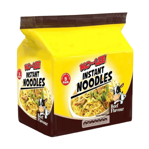 KO - LEE BEEF INSTANT NOODLES 5 PACK - 70G - KO - LEE