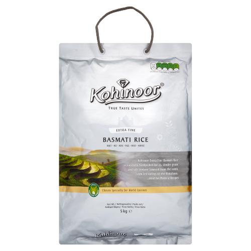 KOHINOOR BASMATI RICE (SILVER BAG) - 5KG - KOHINOOR