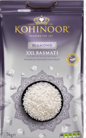 KOHINOOR DIAMOND XXL BASMATI RICE - 5KG - KOHINOOR